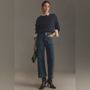 NWT! Maeve The Colette Regenerative Cotton Crop Wide-Leg Jeans - Size 22W🏀